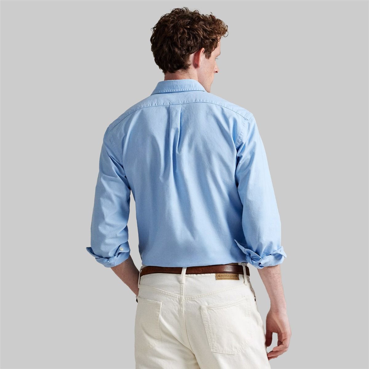 Polo Ralph Lauren Effervescent Sky Blue Custom Fit Shirt