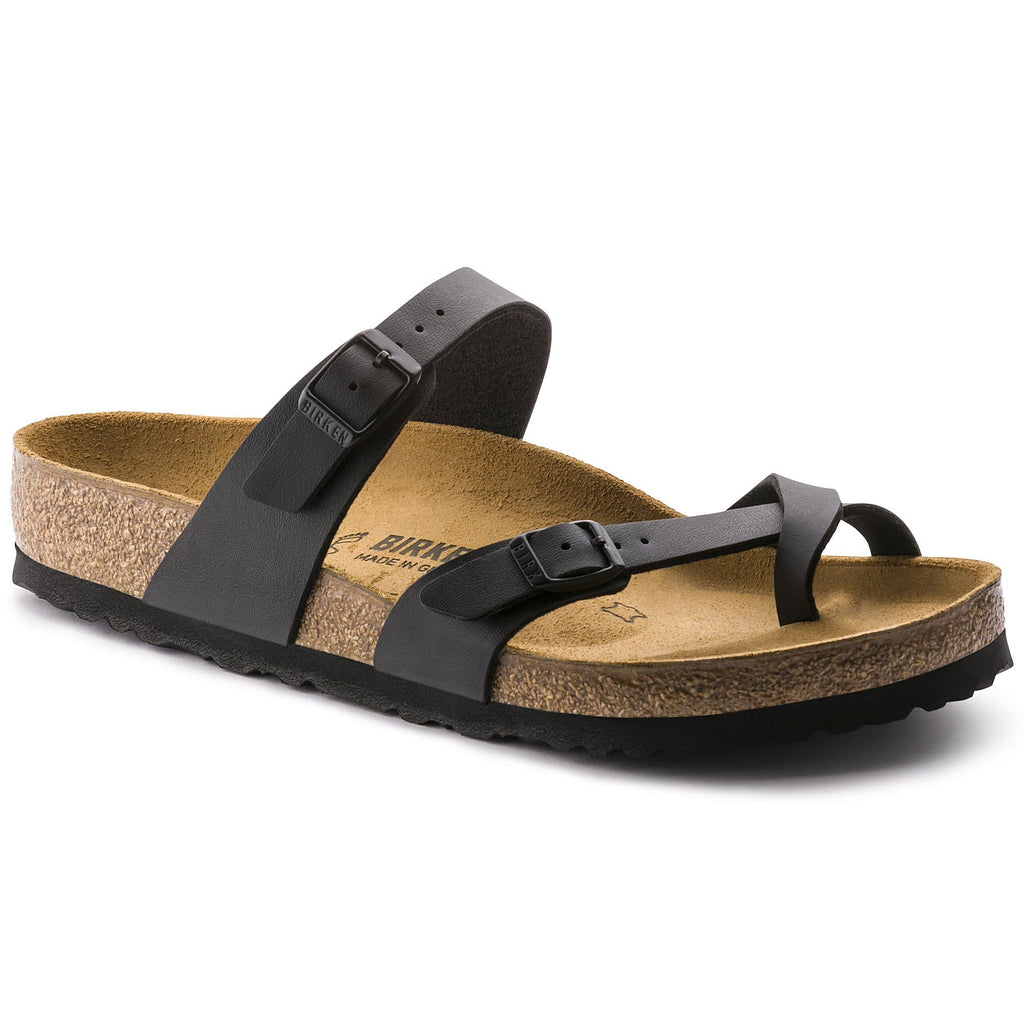 Birkenstock Strappy Comfort Sandals in Midnight Black