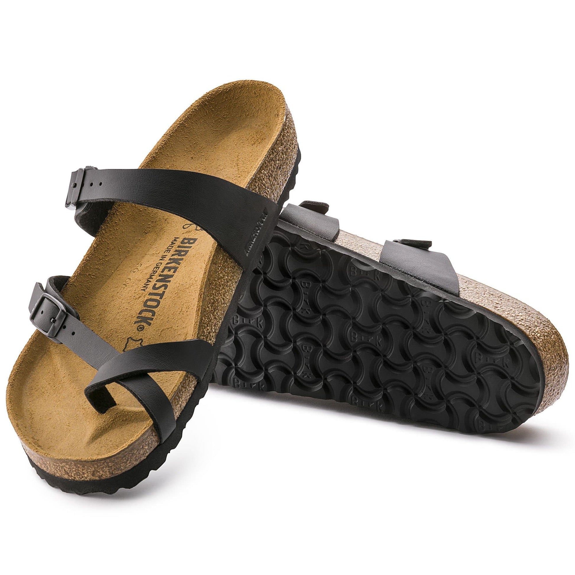 Birkenstock Strappy Comfort Sandals in Midnight Black
