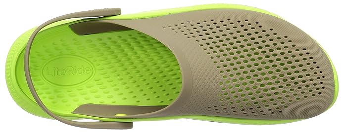 CROCS Vibrant Lime Luxe Comfort Slip-On Clog