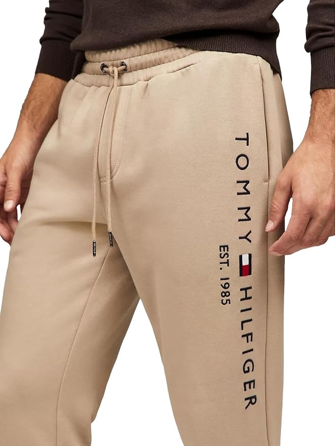 Tommy Hilfiger Cozy Beige Joggers - Effortlessly Stylish Comfort