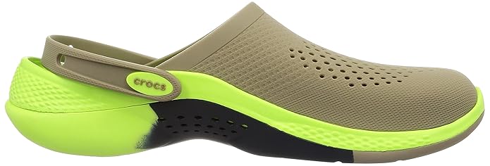 CROCS Vibrant Lime Luxe Comfort Slip-On Clog