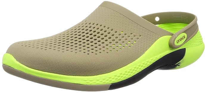 CROCS Vibrant Lime Luxe Comfort Slip-On Clog