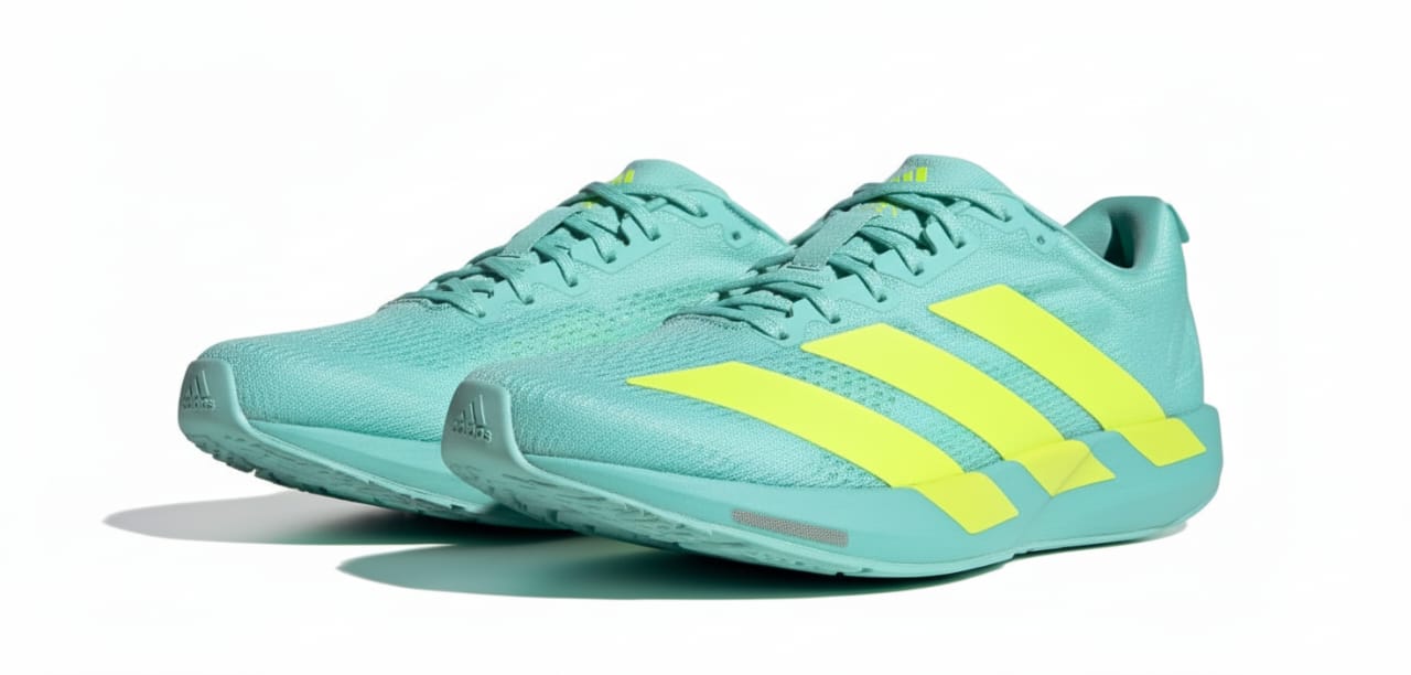 ADIDAS Luminous Teal Featherweight Adizero Running Shoes