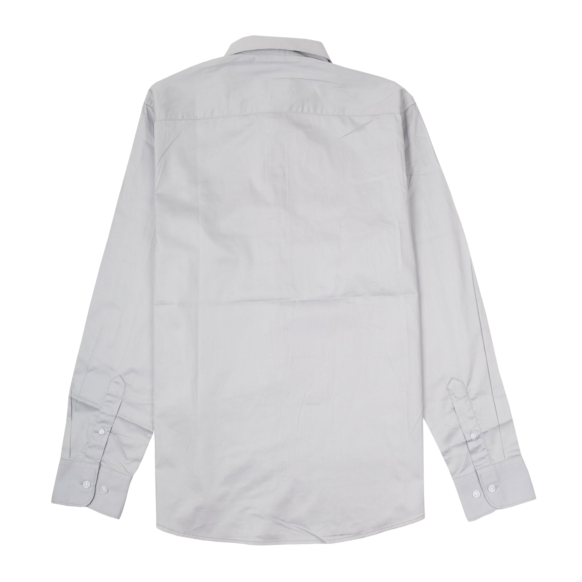 Armani Exchange Effortlessly Elegant Slim Fit Shirt in Misty Silver