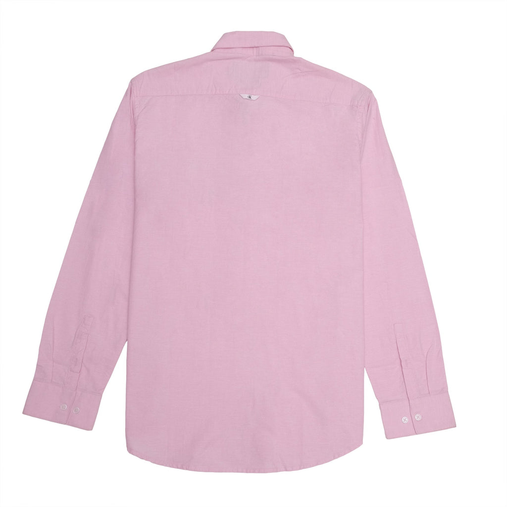 CALVIN KLEIN Blush Petal Classic Fit Long Sleeve Button-Up Shirt