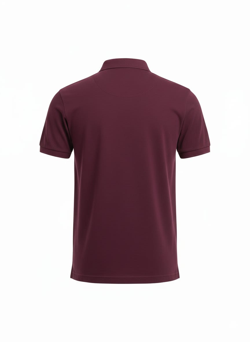 GANT Velvet Merlot Classic Fit Short Sleeve Piqué Polo Shirt