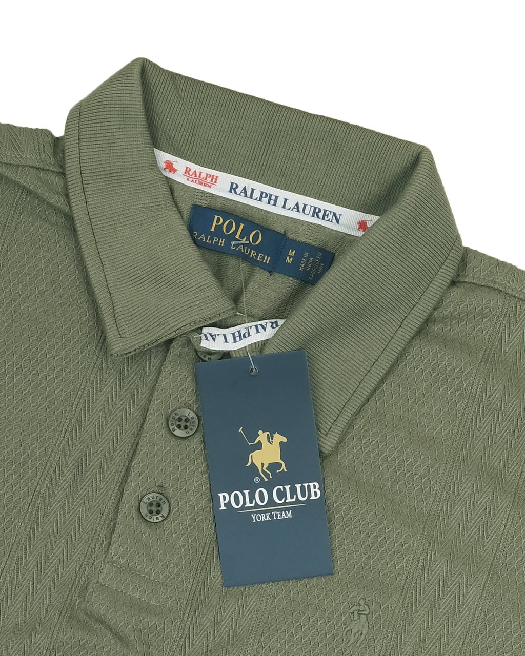 RALPH LAUREN Verdant Grove Classic Fit Textured Cotton Short Sleeve Shirt