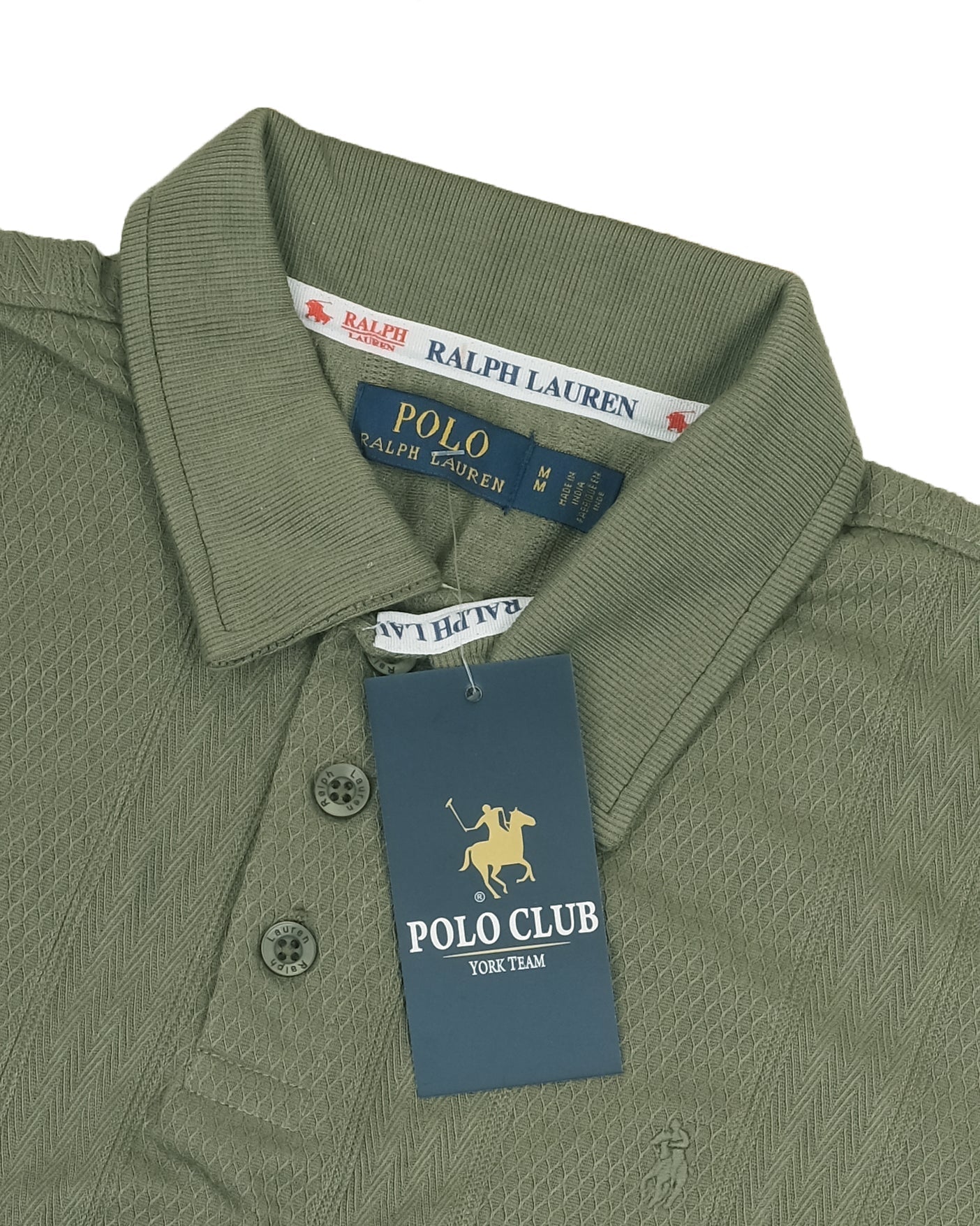 RALPH LAUREN Verdant Grove Classic Fit Textured Cotton Short Sleeve Shirt