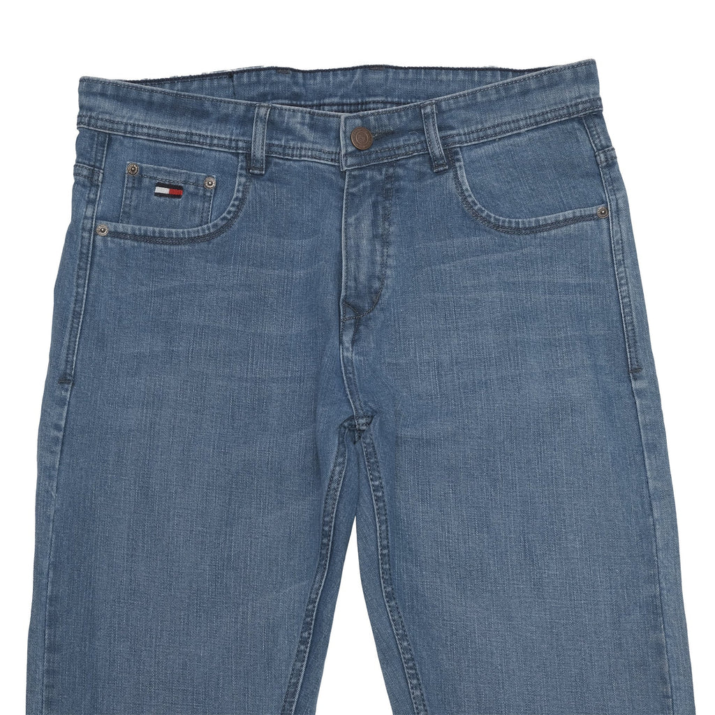 TOMMY TWILIGHT SKY Straight Fit Vintage Wash Denim Jeans