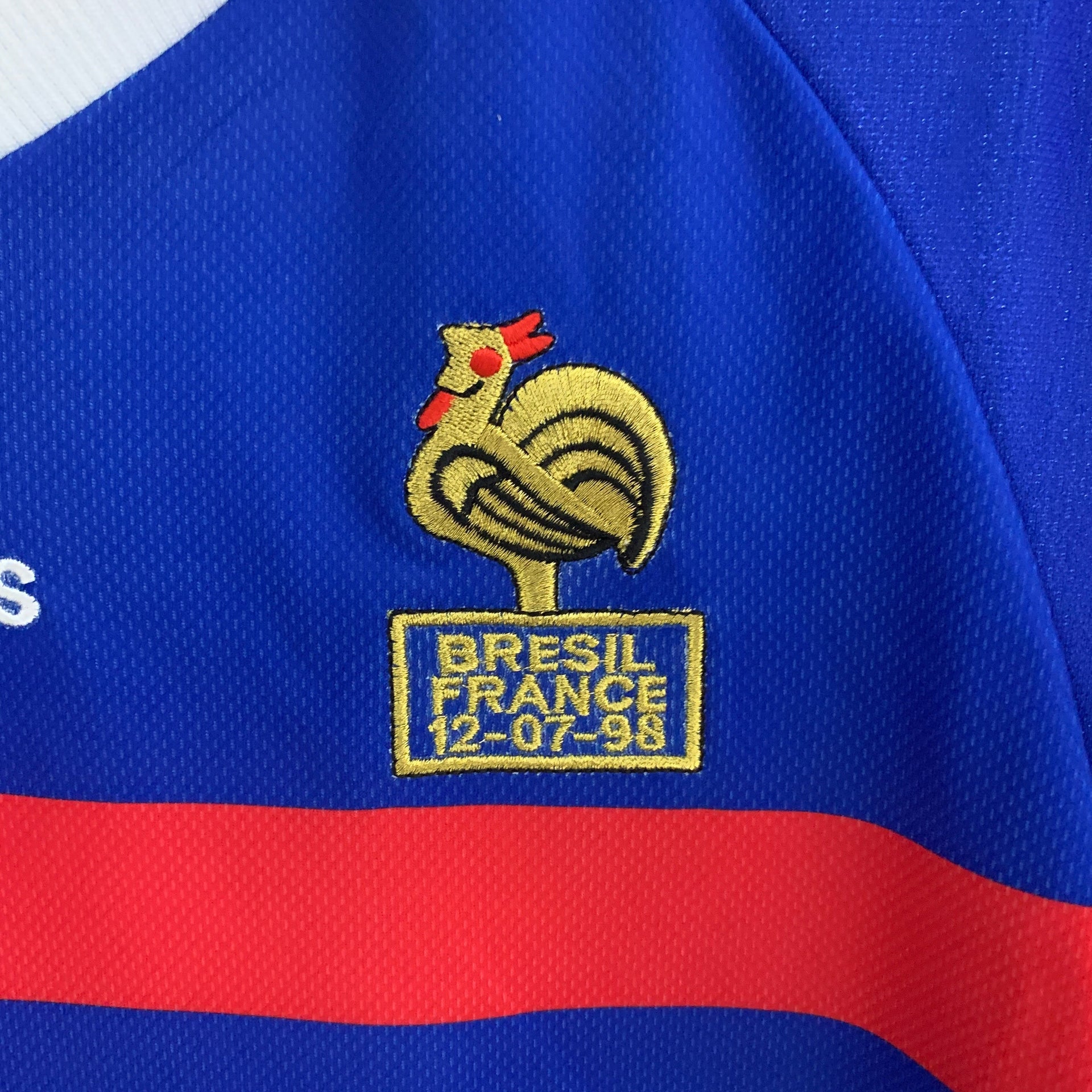[Retro Premium] France 1998 Home(blue) Full sleeves