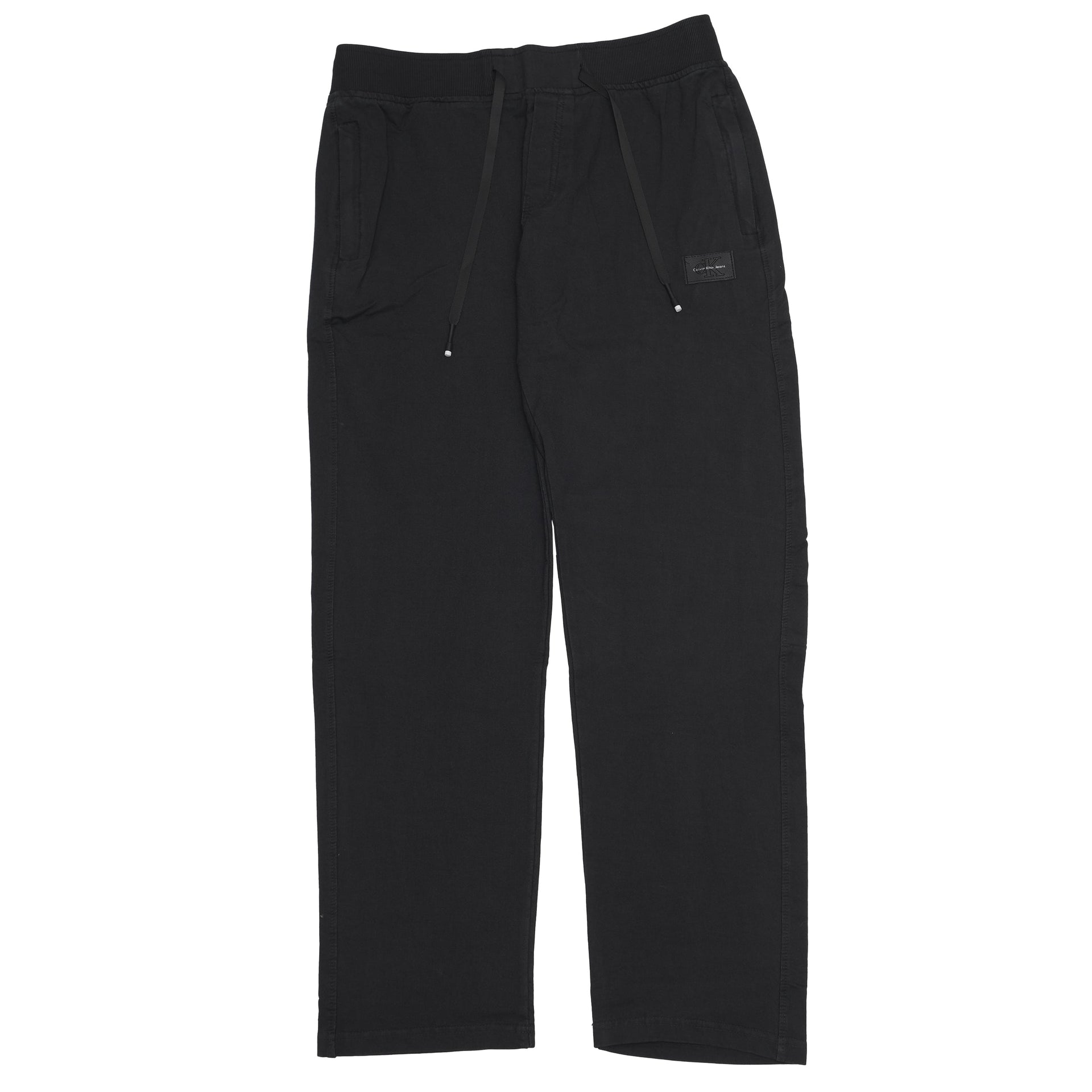 CALVIN KLEIN Midnight Onyx Relaxed Fit Stretch Drawstring Trousers