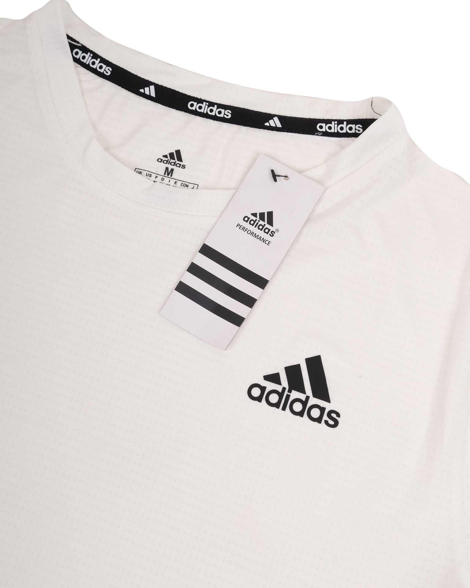 ADIDAS Cloud Ivory Aeroready Essentials Short Sleeve Sports Tee