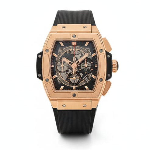 HUBLOT Radiant Ember Luxe Skeleton Automatic Watch
