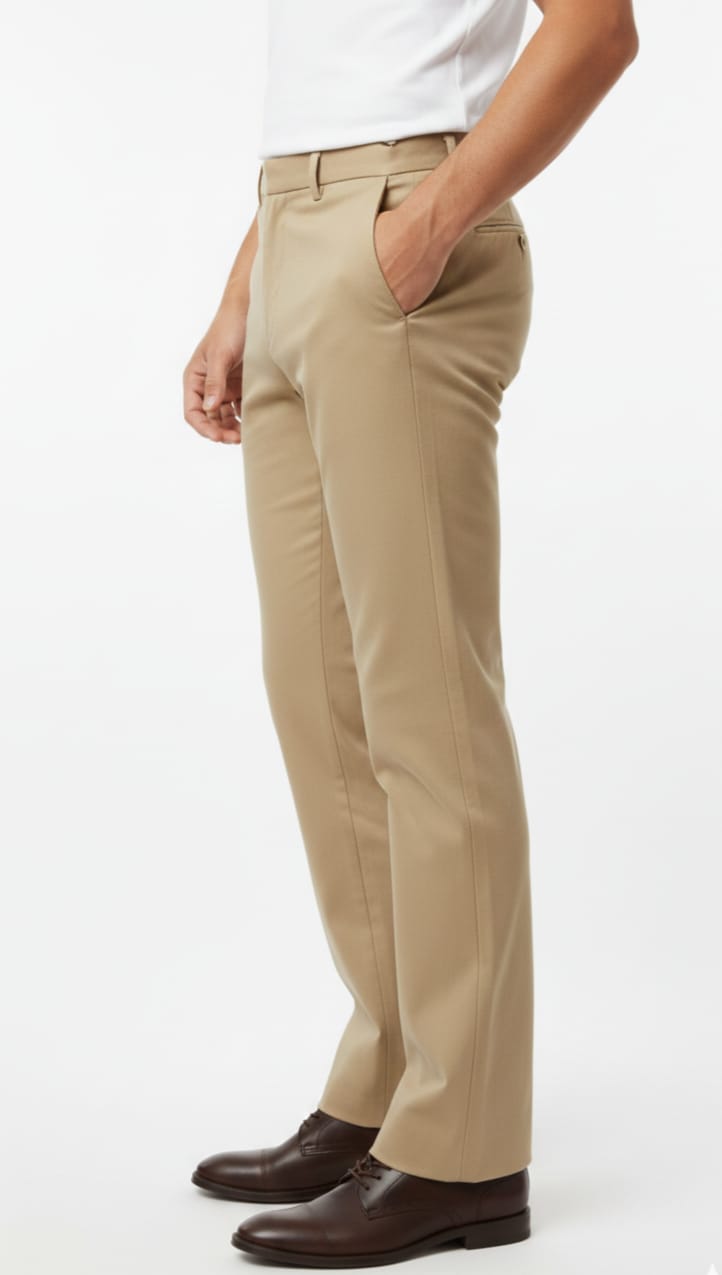 SCOTCH & SODA Dune Gold Tailored Fit Chino Trousers