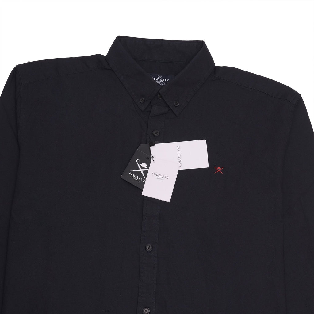 HACKETT Midnight Noir Slim Fit Long Sleeve Button-Up Shirt