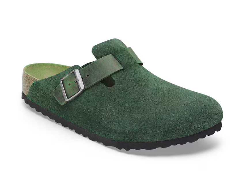 BIRKENSTOCK Mystic Forest Classic Fit Suede Clogs