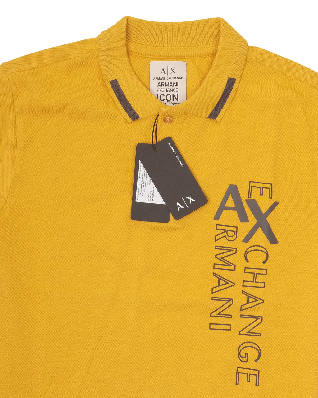 ARMANI EXCHANGE Sunlit Amber Slim Fit Polo Shirt