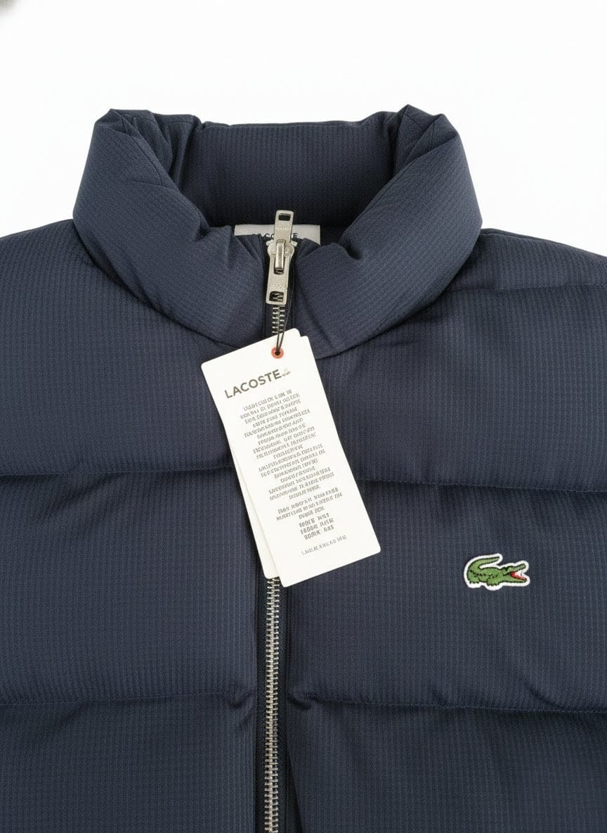 Lacoste Men's Classic Puffer Jacket in Navy