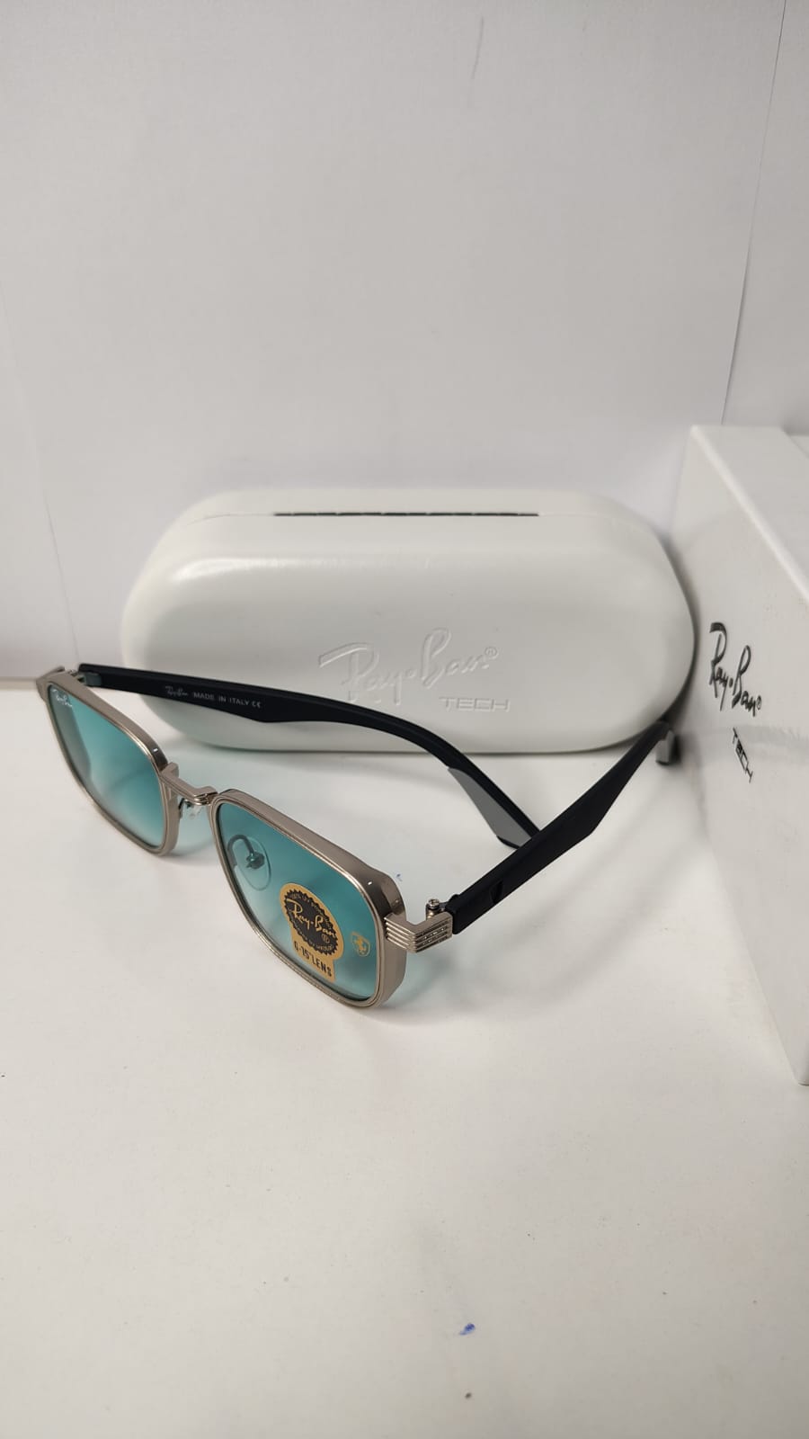 Ray-Ban Retro Blue Mirror Sunglasses