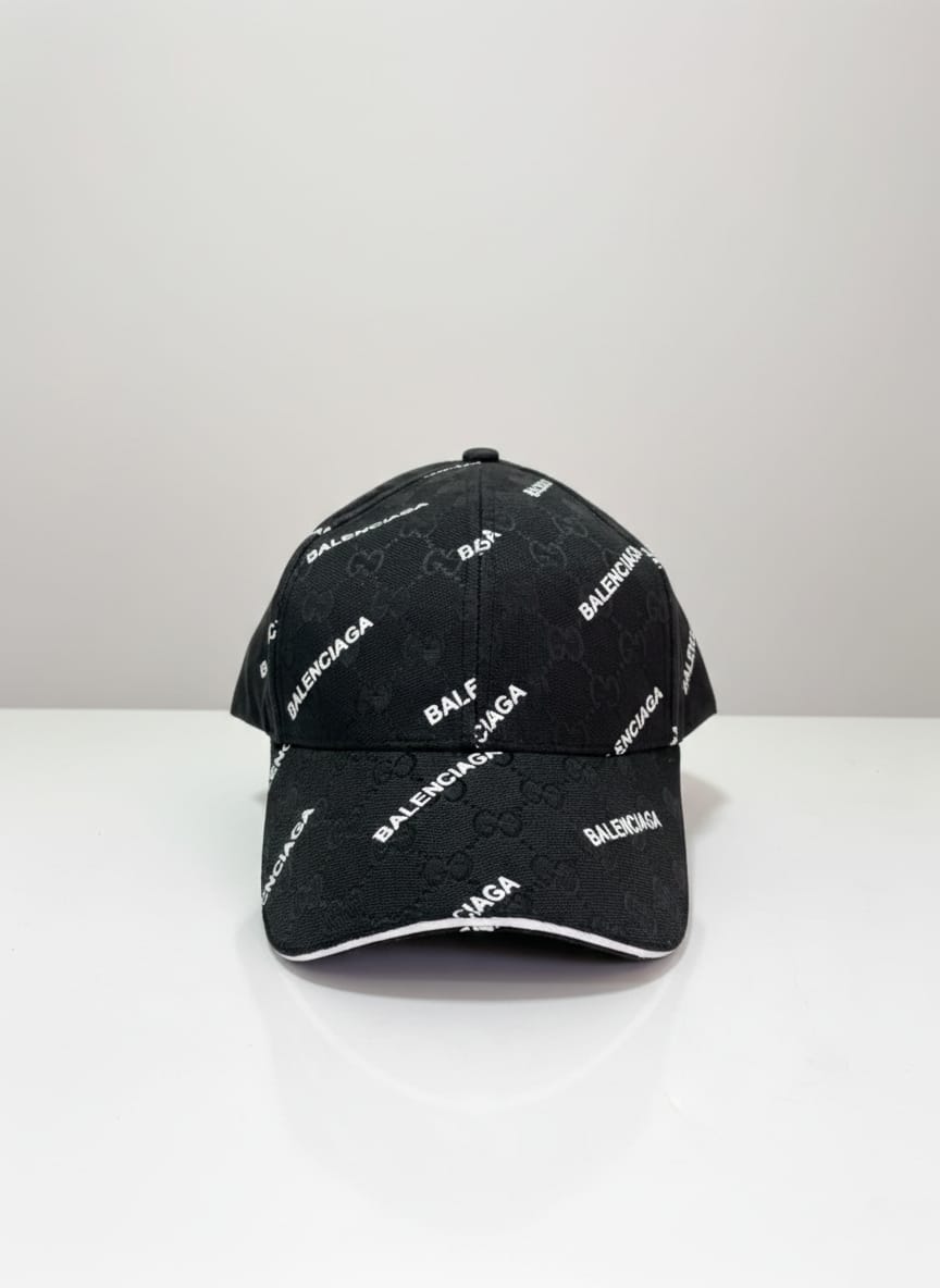 BALENCIAGA Shadowed Onyx Signature Logo Cap