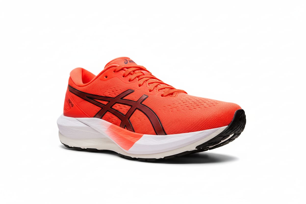 ASICS Fiery Coral Ultra-Lightweight Performance Racing Sneakers