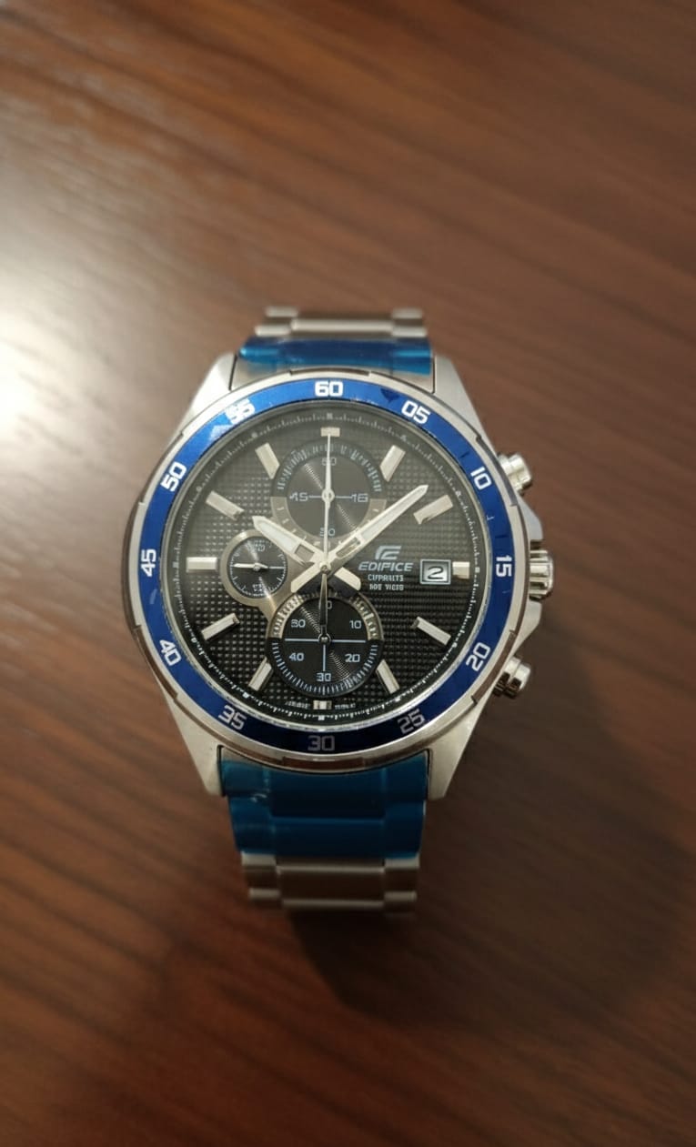 CASIO EDIFFICE Oceanic Azure Chronograph Timepiece T-Shirt