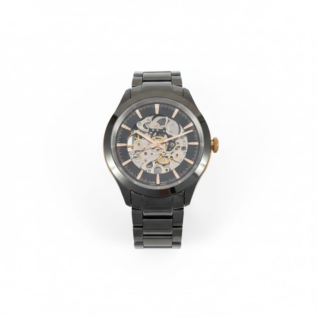 RADO Midnight Onyx Luxe Skeleton Automatic Watch