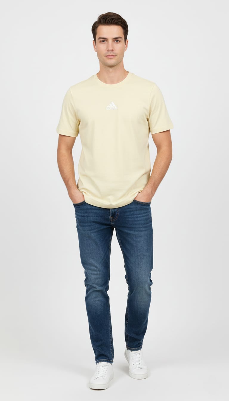 ADIDAS Luminous Citrine Classic Fit Short Sleeve T-Shirt
