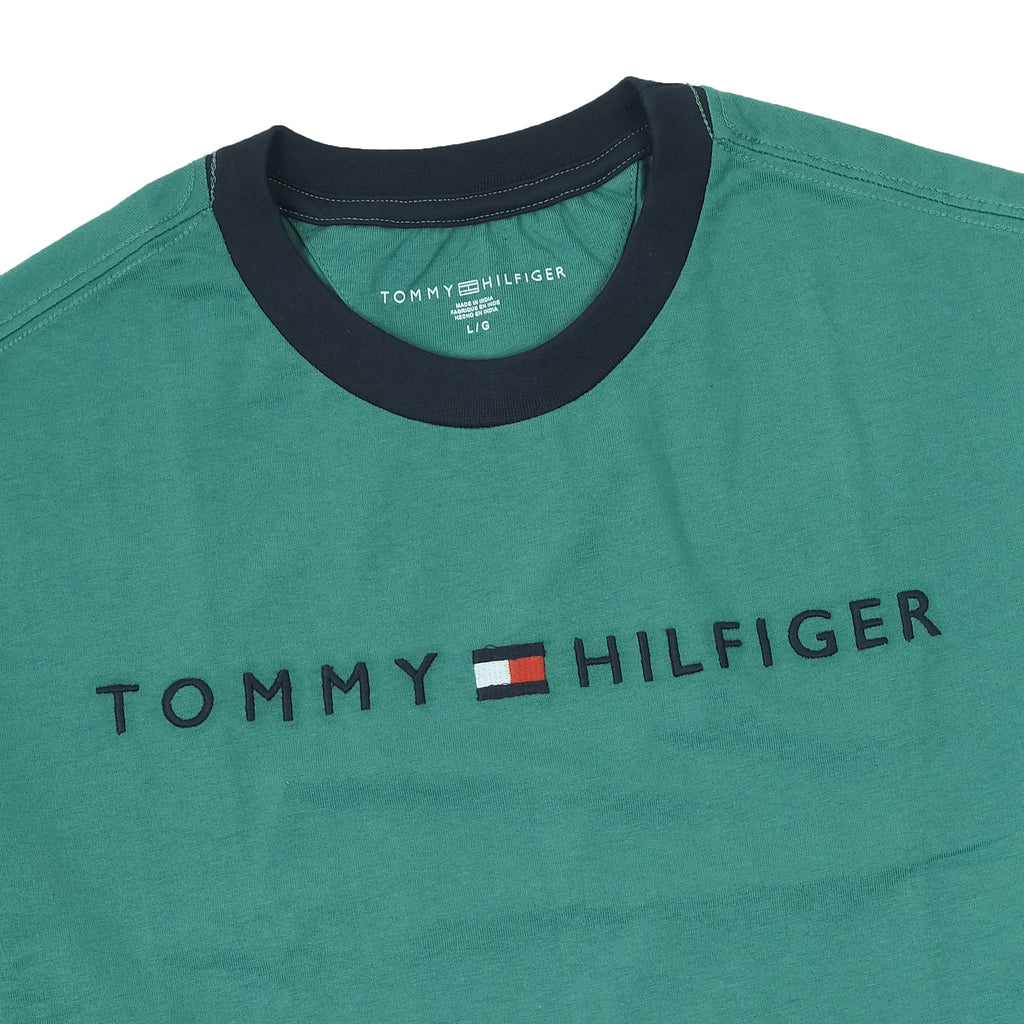 TOMMY HILFIGER Emerald Wave Classic Fit Crewneck Tee