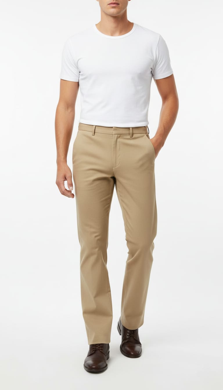 SCOTCH & SODA Dune Gold Tailored Fit Chino Trousers