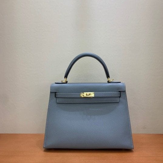 HERMÈS Birkin Serene Azure Classic Kelly 32 Handbag (IMPORTED)