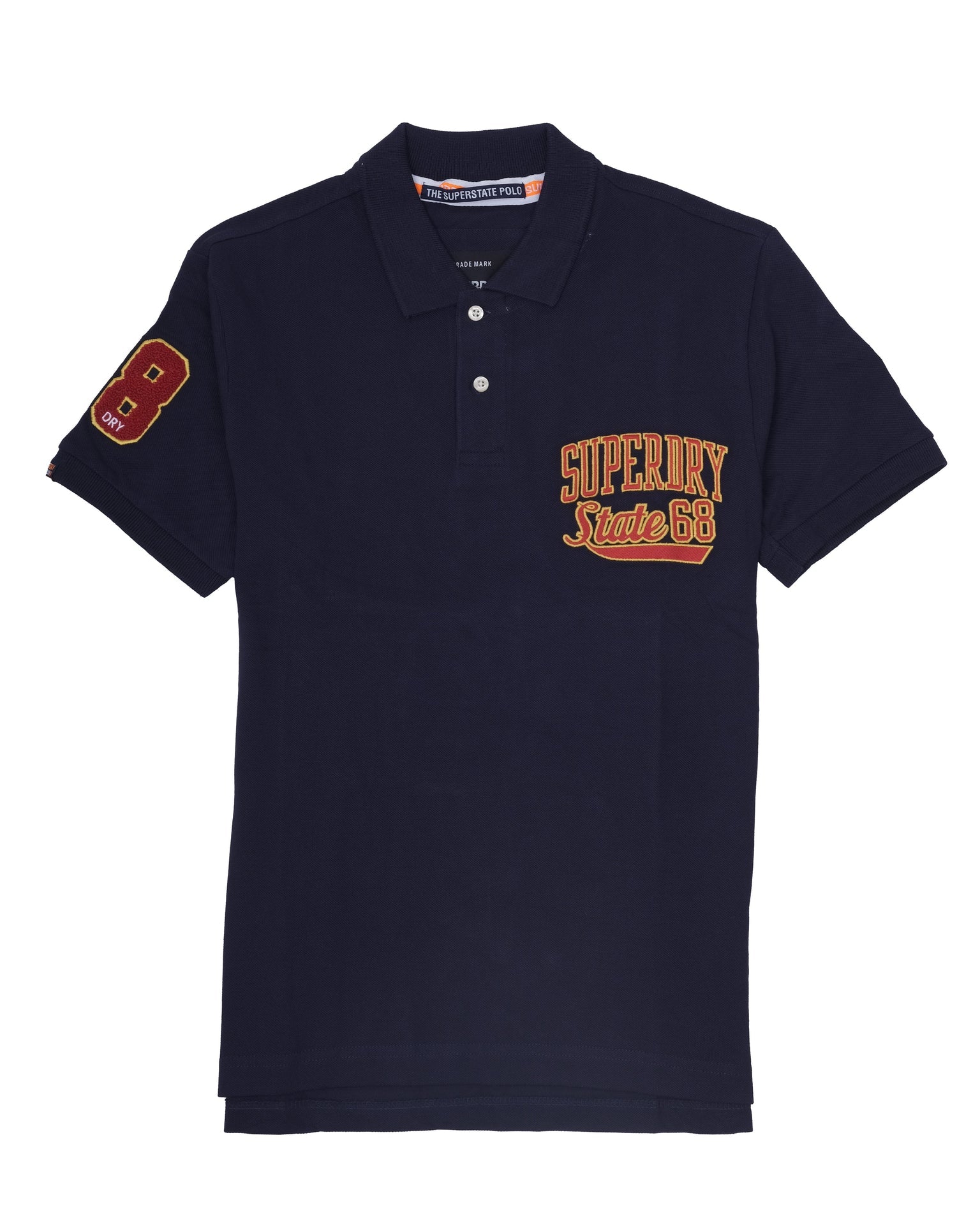 SUPERDRY Midnight Ink Slim Fit Short Sleeve Polo Shirt