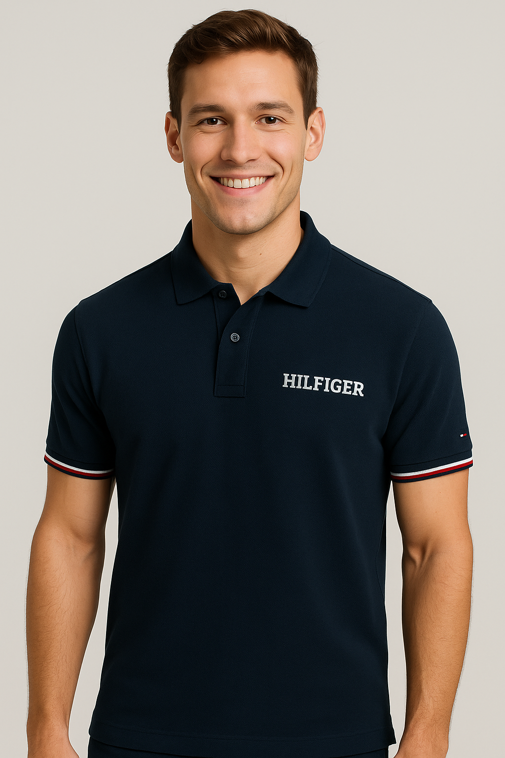 TOMMY HILFIGER Deep Ocean Classic Fit Polo Shirt