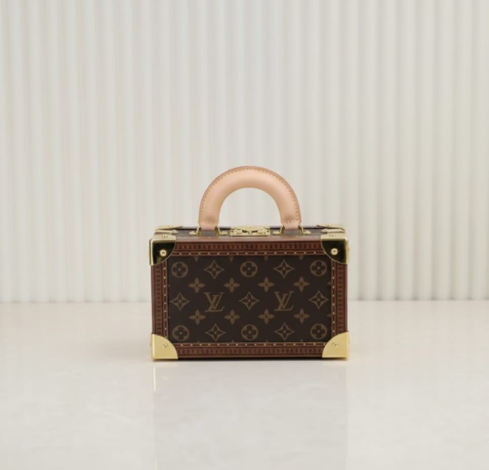 LOUIS VUITTON Rustic Maple Luxe Mini Trunk Bag
