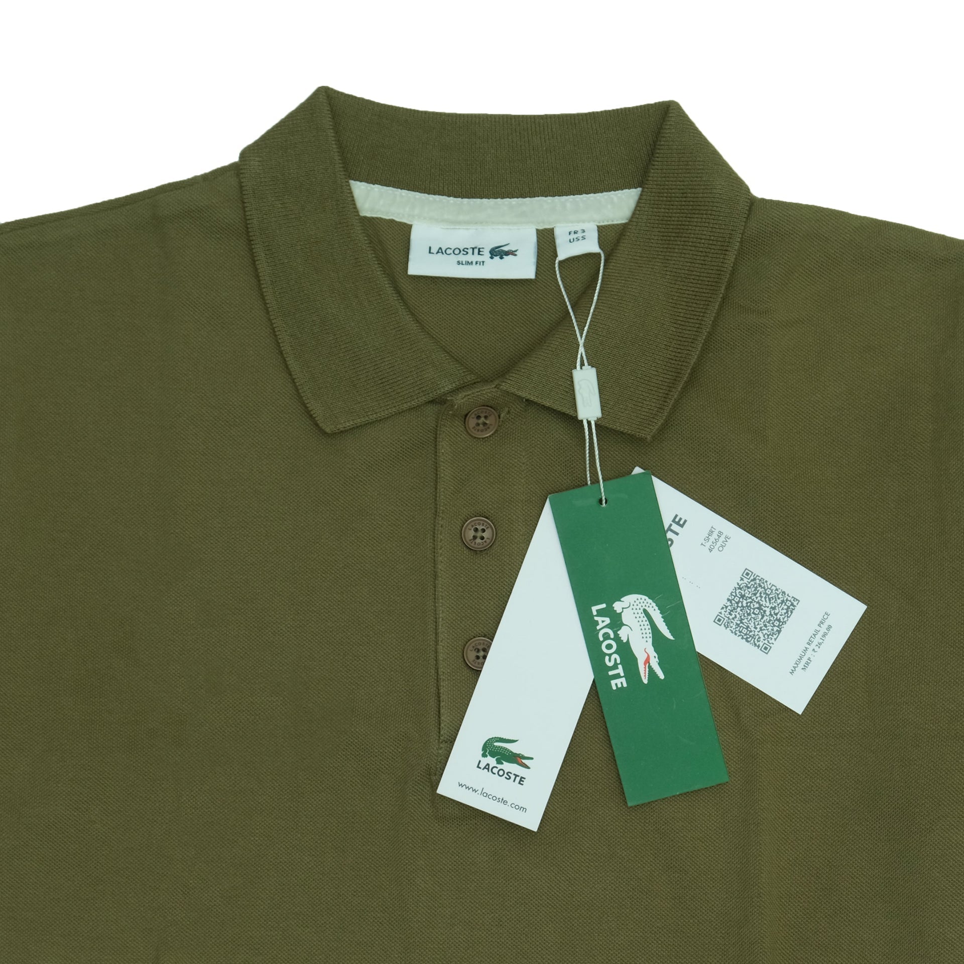 LACOSTE Verdant Moss Classic Fit Polo Shirt