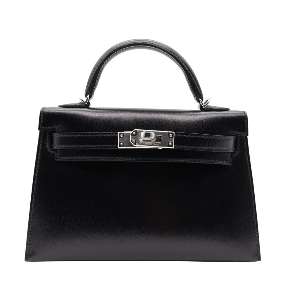 HERMÈS Birkin Midnight Onyx Luxe Mini Kelly Handbag (IMPORTED)