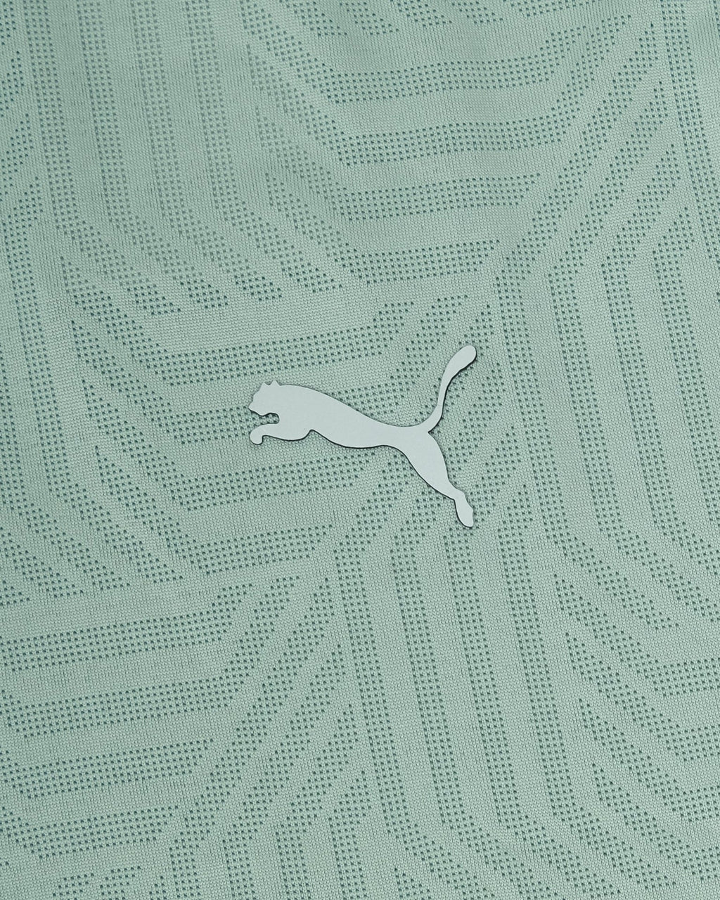 PUMA Sage Mist Geometric Pattern Performance Crewneck Tee