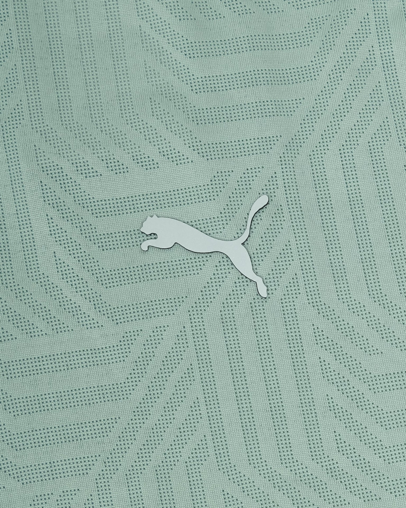 PUMA Sage Mist Geometric Pattern Performance Crewneck Tee