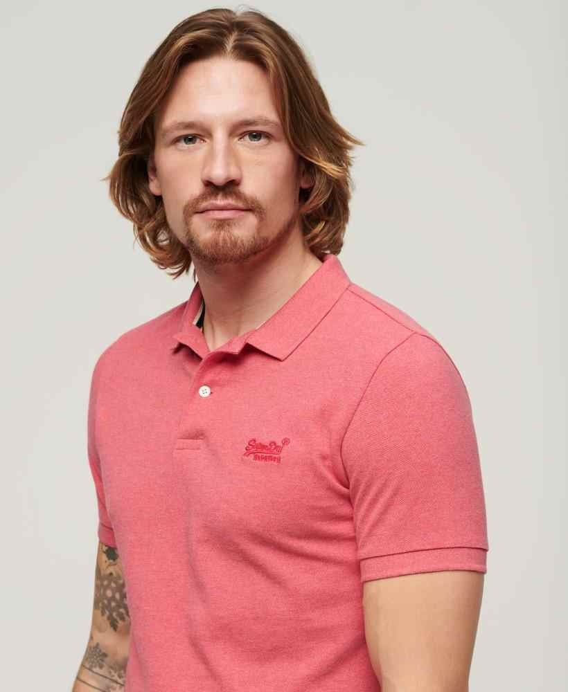 Superdry Soft Coral Classic Polo Shirt