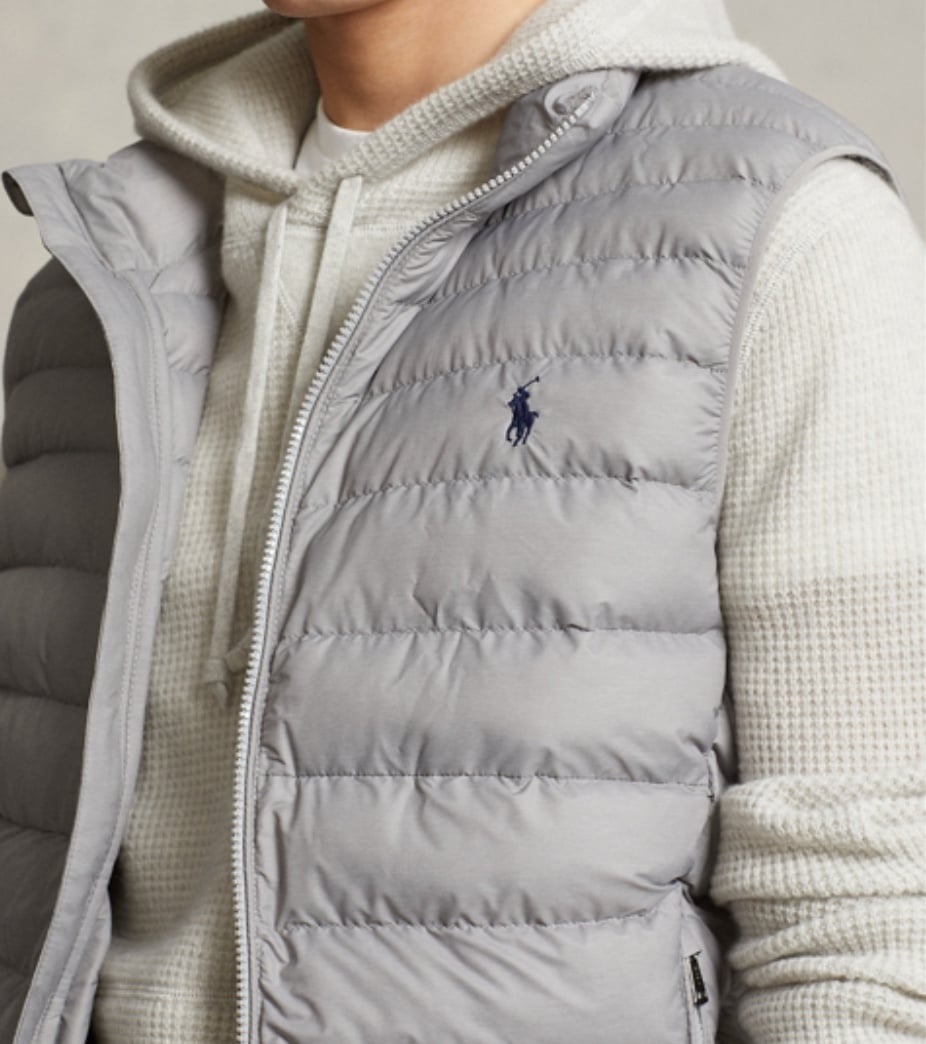 POLO RALPH LAUREN Celestial Mist Tailored Fit Lightweight Puffer Vest