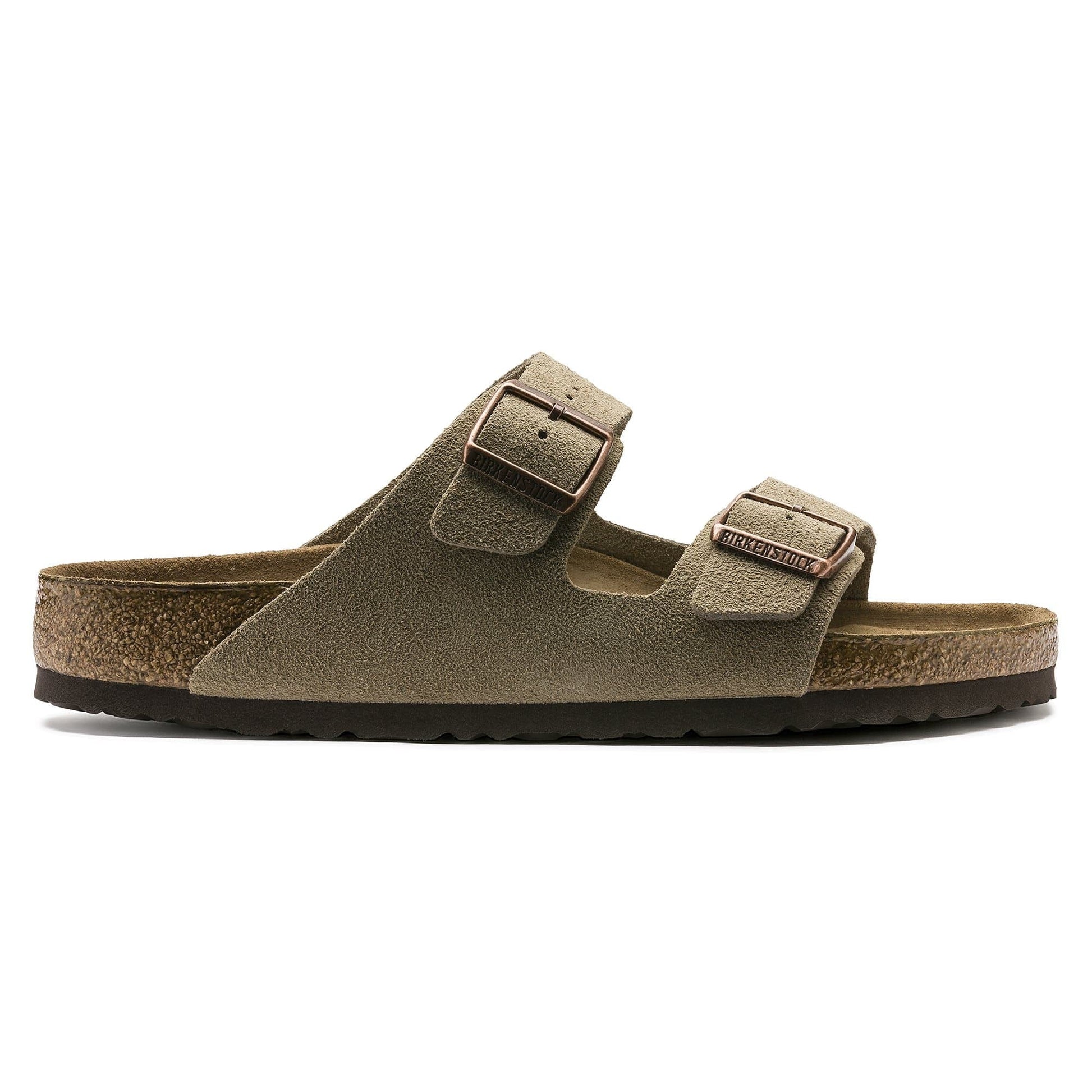 Birkenstock Suede Sandals in Sage Green Serenity