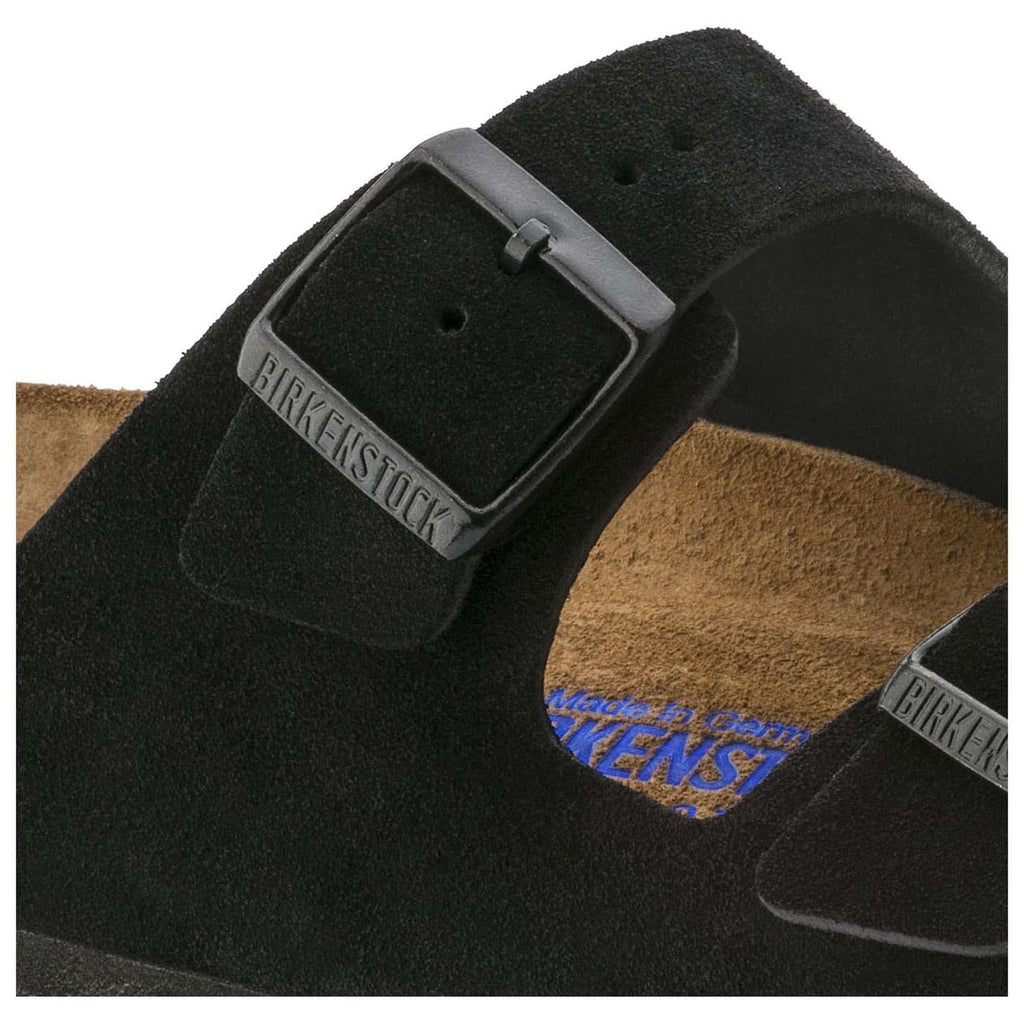 Birkenstock Luxurious Suede Sandals in Midnight Black