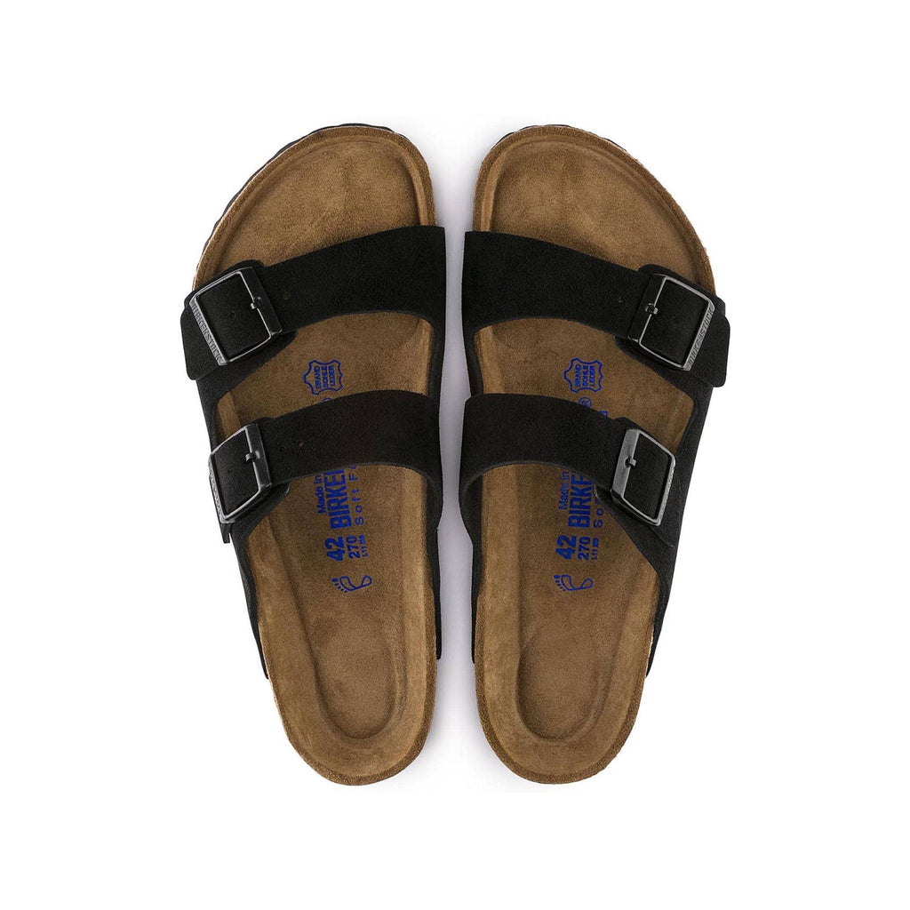 Birkenstock Luxurious Suede Sandals in Midnight Black