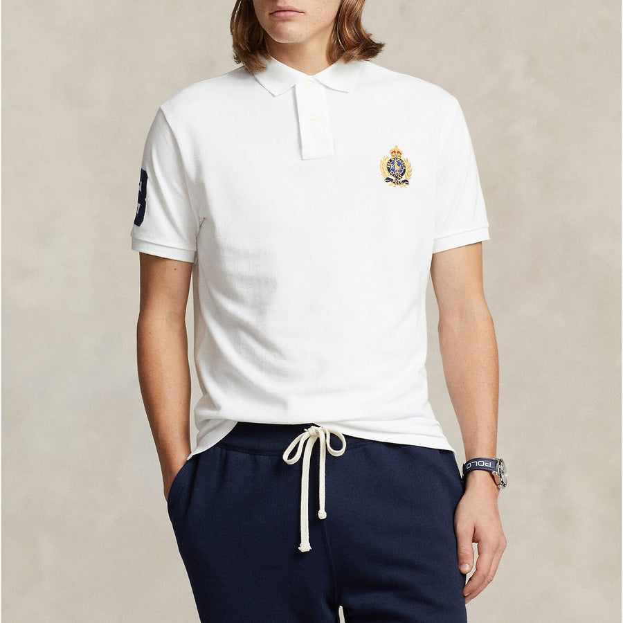 POLO RALPH LAUREN Whimsical Pearl Classic Fit Short Sleeve Piqué Polo Shirt