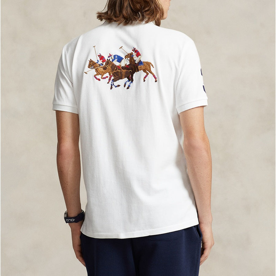 POLO RALPH LAUREN Whimsical Pearl Classic Fit Short Sleeve Piqué Polo Shirt