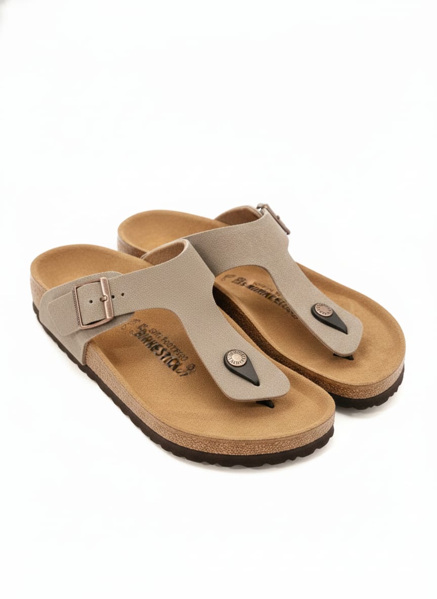 Birkenstock Arizona Soft Footbed Sandals in Beige