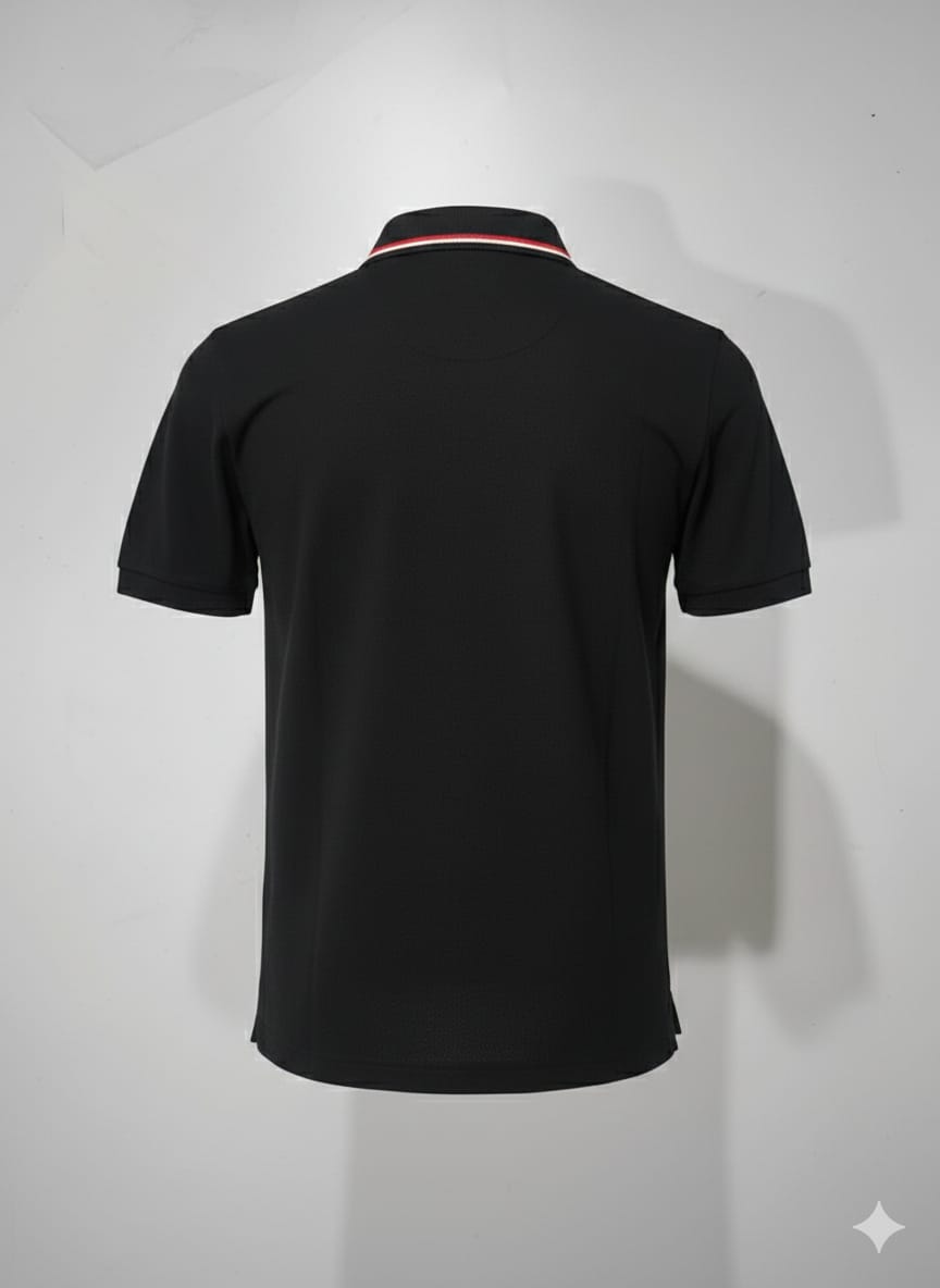 BOSS Midnight Onyx Tailored Fit Short Sleeve Piqué Polo Shirt