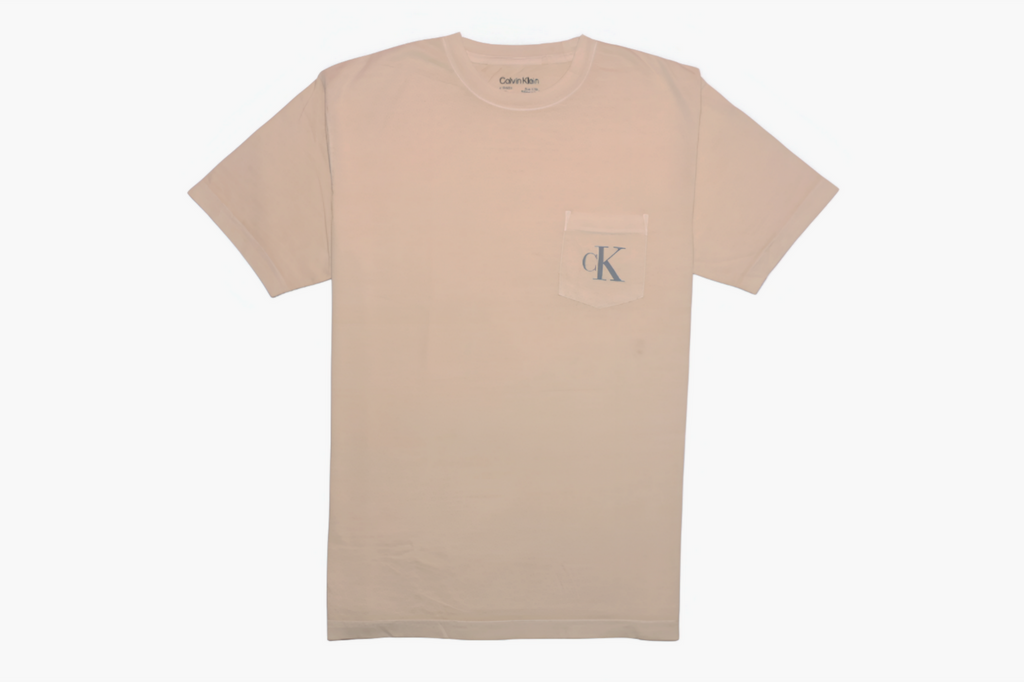 CALVIN KLEIN Radiant Apricot Tailored Fit Short Sleeve T-Shirt