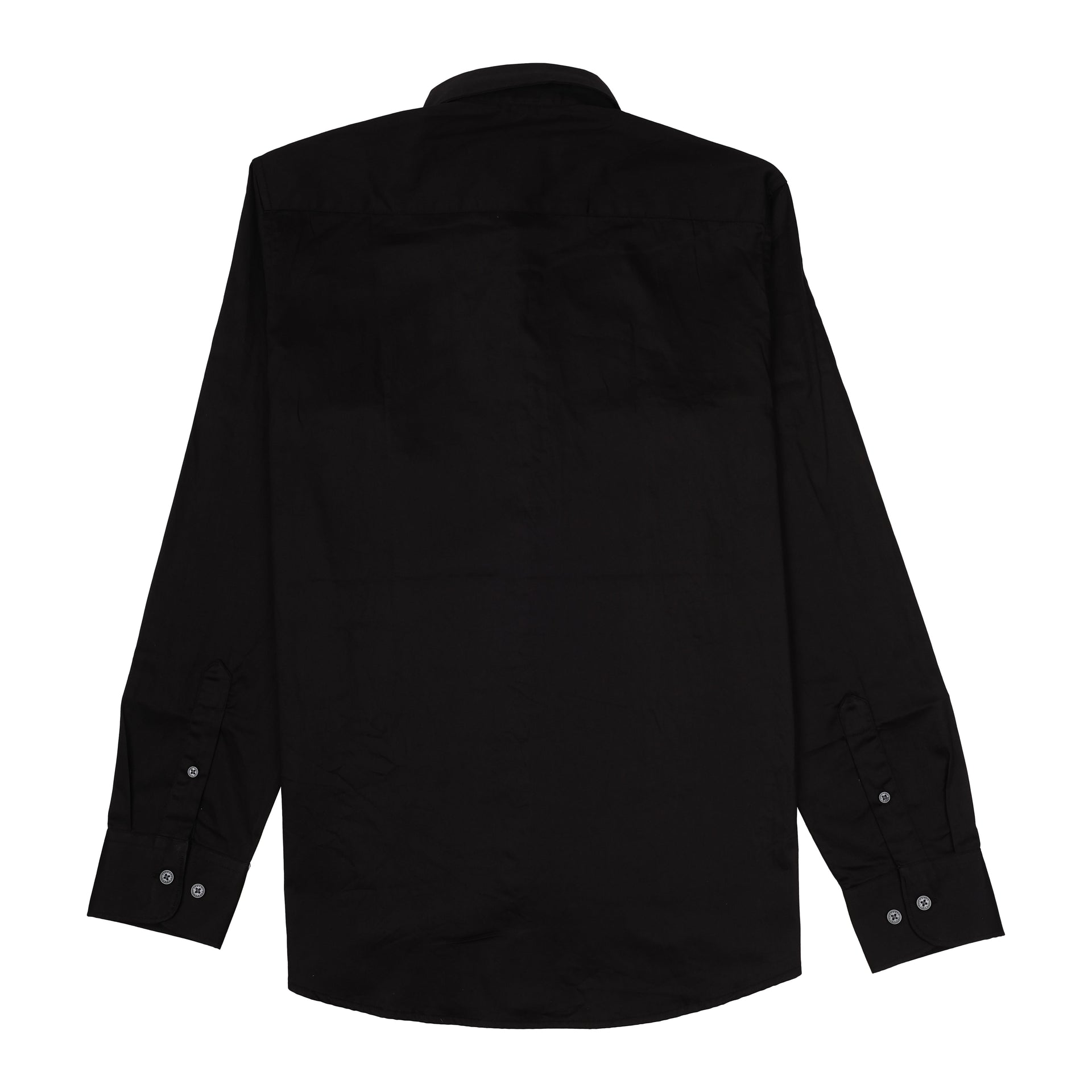 ARMANI EXCHANGE Midnight Noir Classic Fit Long Sleeve Cotton Shirt